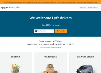 Lyft está refiriendo a los conductores a trabajos en Amazon después de la disminución masiva de pasajeros.