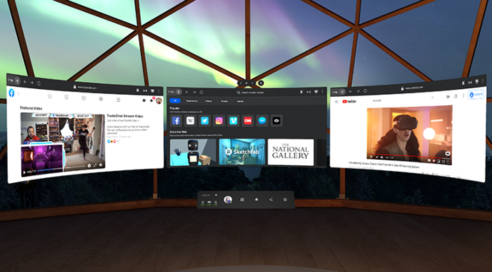 Facebook revela el sistema revisado de Oculus Quest UI