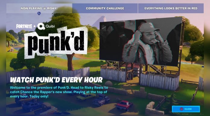 Puedes ver el reinicio de Quibi de Punk’d en Fortnite